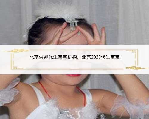 北京供卵代生宝宝机构，北京2023代生宝宝