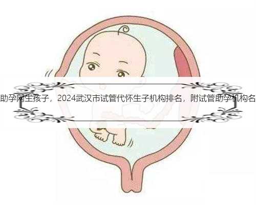 内蒙助孕网生孩子，2024武汉市试管代怀生子机构排名，附试管助孕机构名单！